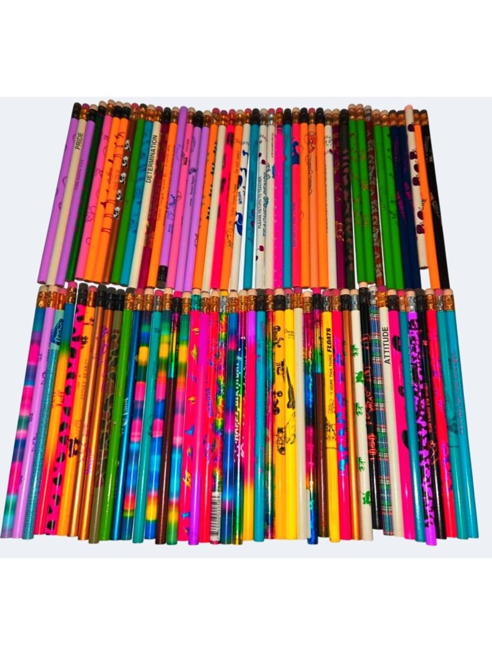 Vintage Collection 88 Decorative No. 2 Pencils With Fun Prints Colors